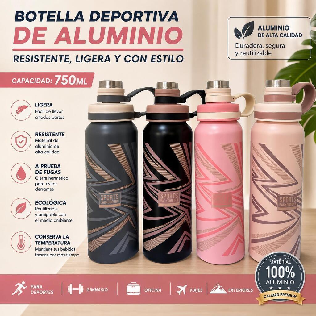 [PT-1312] Botella deportiva de aluminio 750 ml 327383