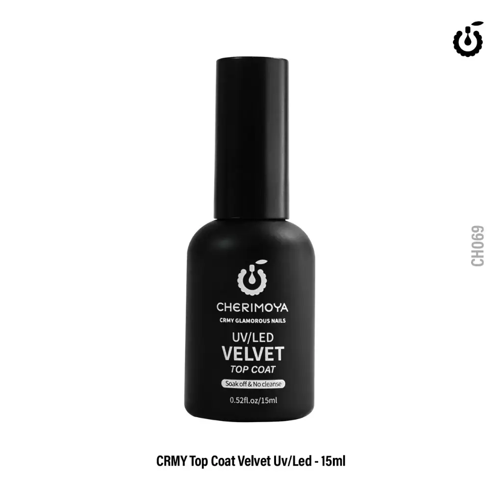 Uv/Led top coat velvet 15ml CHERIMOYA___PACK X6