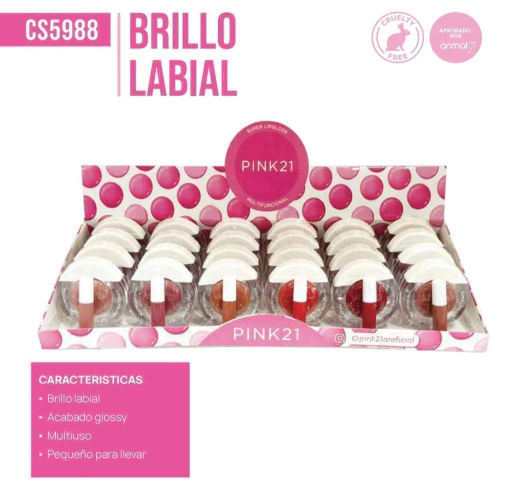 [PT-1719] BRILLO LABIAL PINK21 CS5988