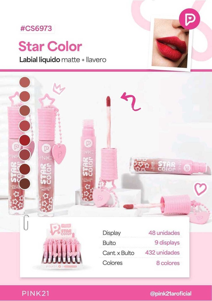 BRILLOLABIAL PINK21 CS6973