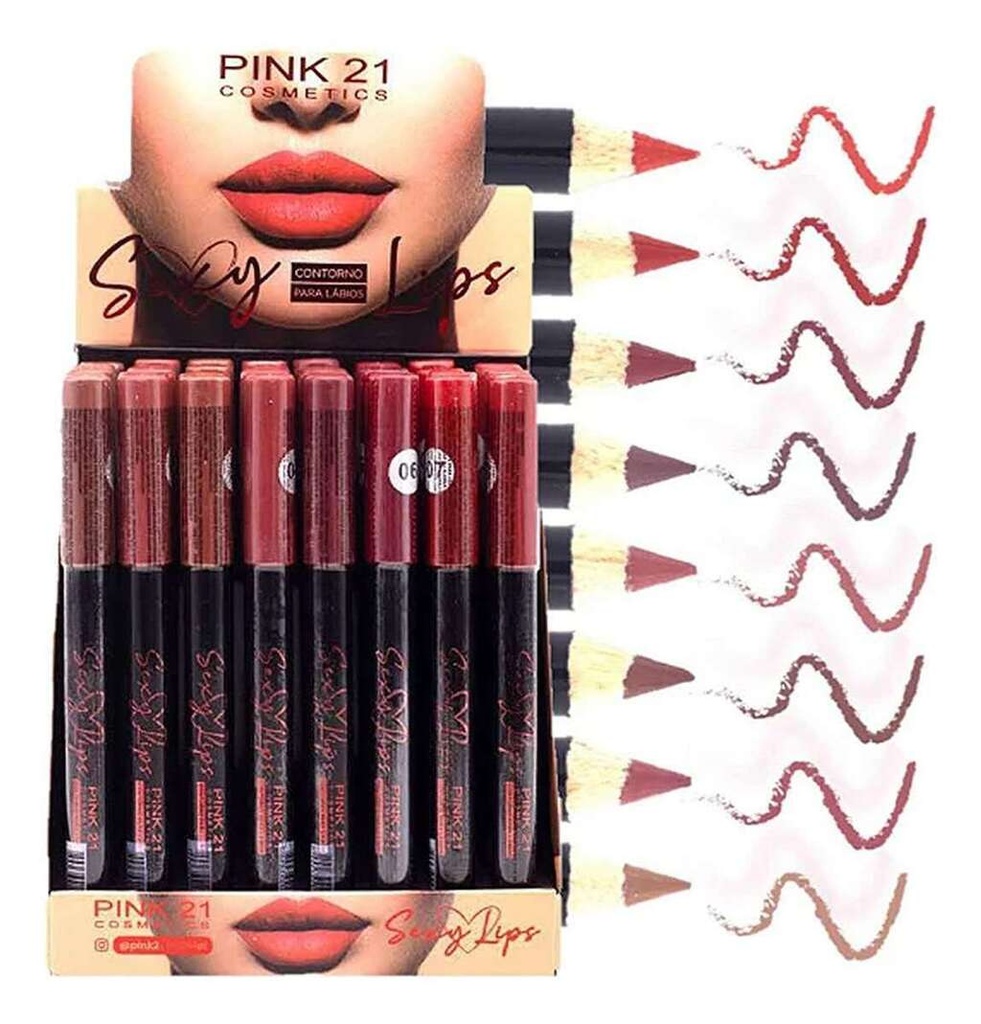 Delineadores para labios Pink 21 CS3876