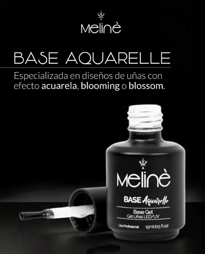 ESMALTE BASE AQUARELLE SEMIPERMANENTE MELINE