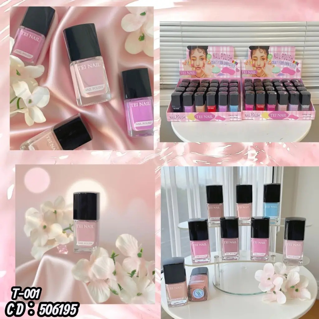 ESMALTE COMUN TEI NAIL CAJA X24 T-001 CD: 506195