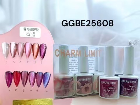 [PT-0631] ESMALTE OJO DE GATO CHARM LIMIT CAJA X12U