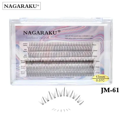EXTENSION DE PESTAÑAS NAGARAKU Sunfliwer eyelash MEDIDA UNICA