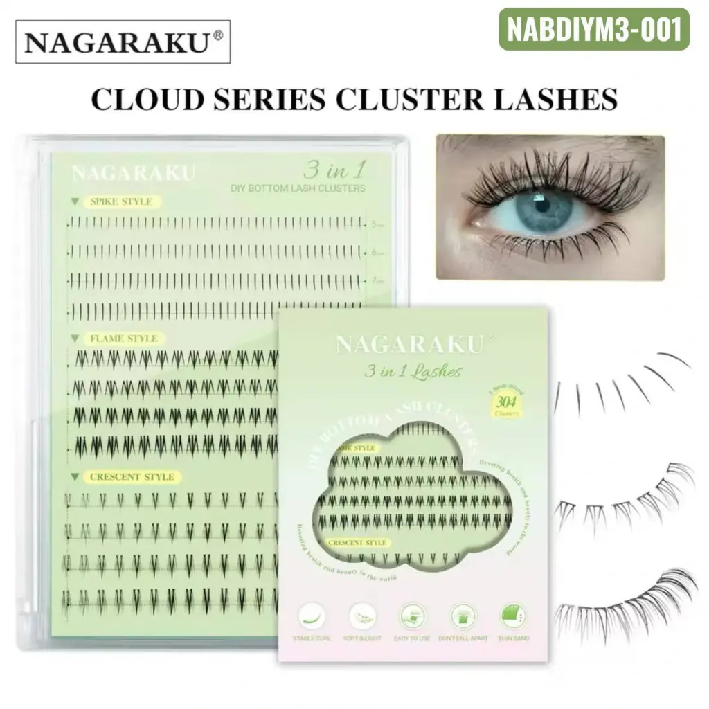 EXTENSIONES DE PESTAÑA NAGARAKU CD: NABDIYM3-001