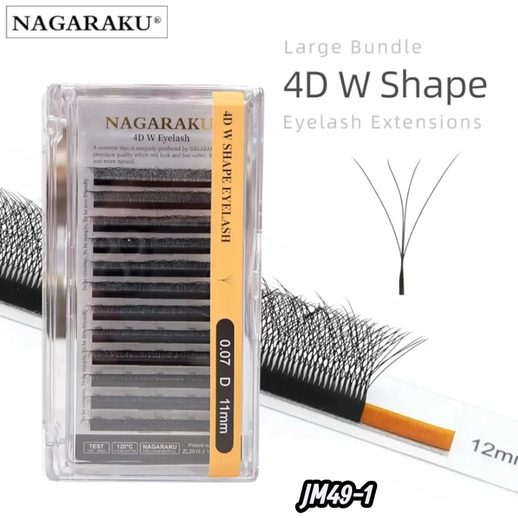 EXTENSIONES DE PESTAÑA TECNOLOGICA 4D W NAGARAKU 0.07D MEDIDA UNICA