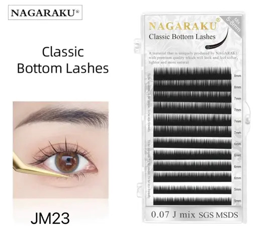 EXTENSIONES DE PESTAÑA TECNOLOGICA CLASSIC BOTTOM NAGARAKU 0.10J MIX