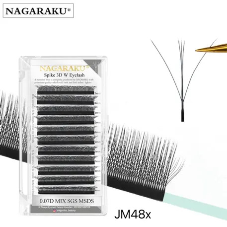 EXTENSIONES DE PESTAÑA TECNOLOGICA SPIKE 3D W NAGARAKU 0.07D MIX CD: JM48X