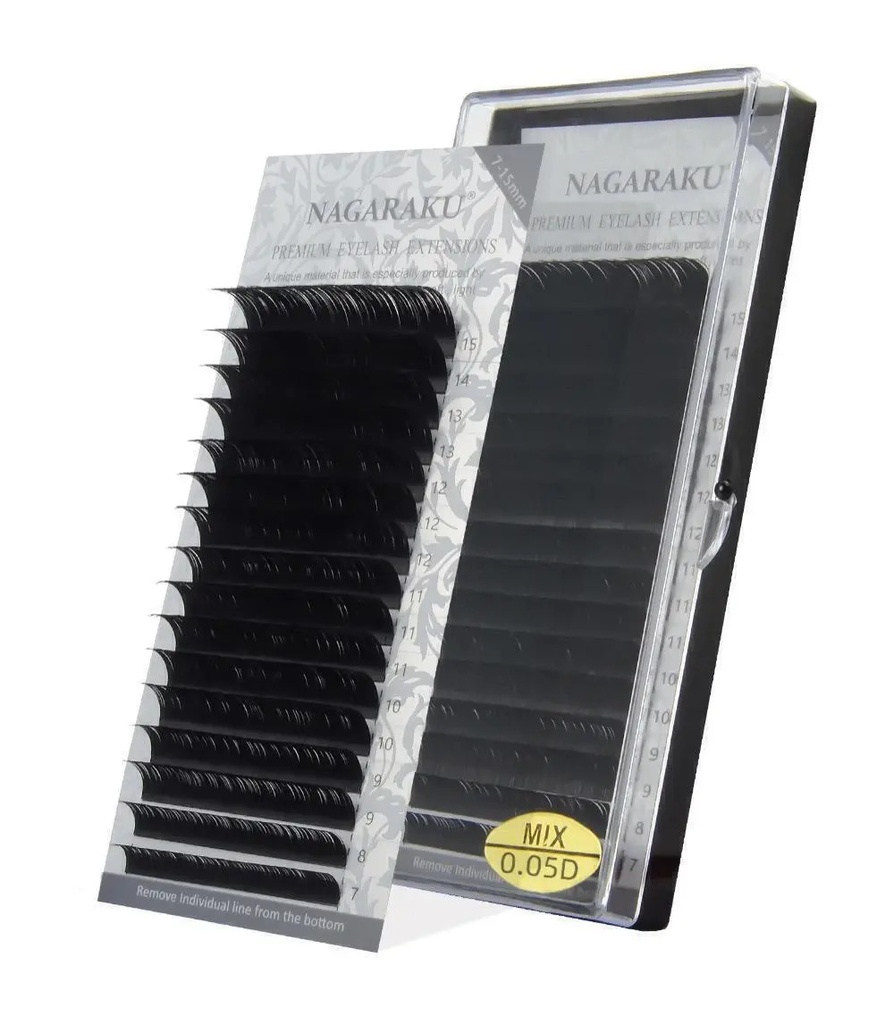 EXTENSIONES DE PESTAÑAS NAGARAKU 0.05D MIX