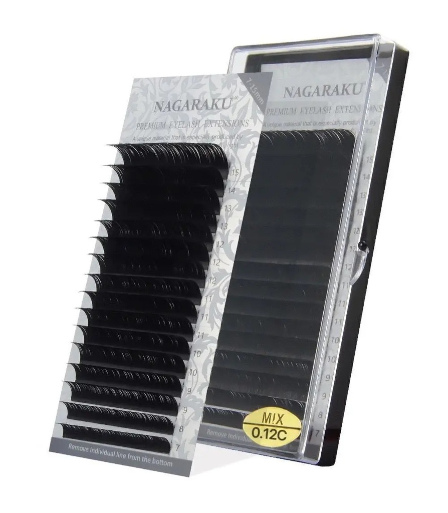 EXTENSIONES DE PESTAÑAS NAGARAKU 0.12C MIX