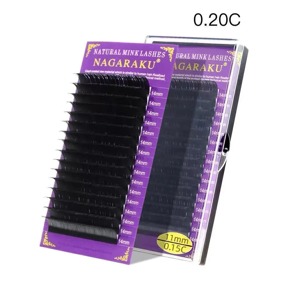 EXTENSIONES DE PESTAÑAS NAGARAKU 0.20C MEDIDA UNICA