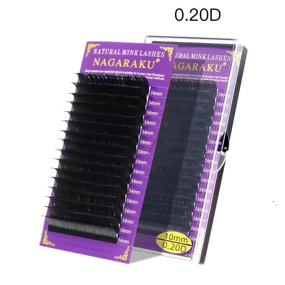 EXTENSIONES DE PESTAÑAS NAGARAKU 0.20D MEDIDA UNICA