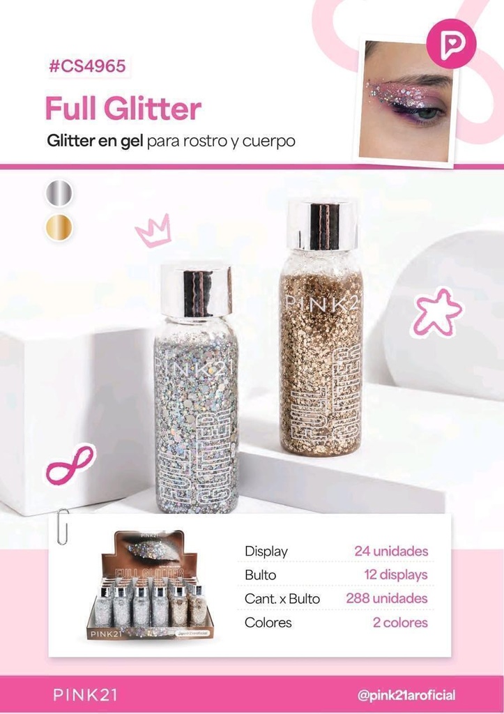 GLITTER PINK21 CS4965