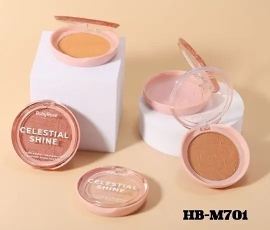 ILUMINADOR COMPACTO RUBY ROSE CELESTIAL SHINE HIGHLIGHTER HB-M701