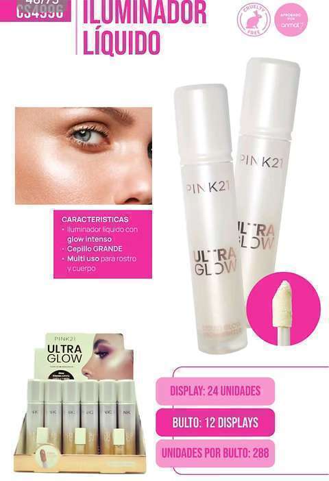 Iluminador Liquido con aplicador Pink 21 CS4996