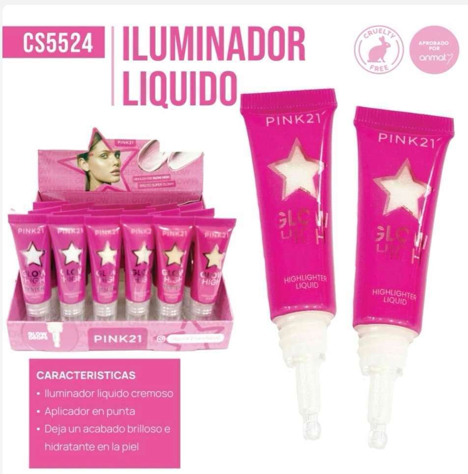 iluminador liquido cremoso glow high Pink21 CS5524
