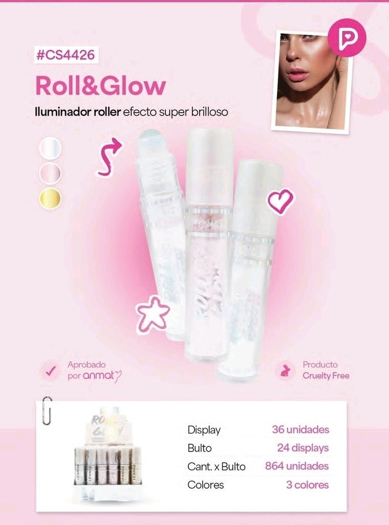 ILUMINADOR ROLLER PINK21 CS4426