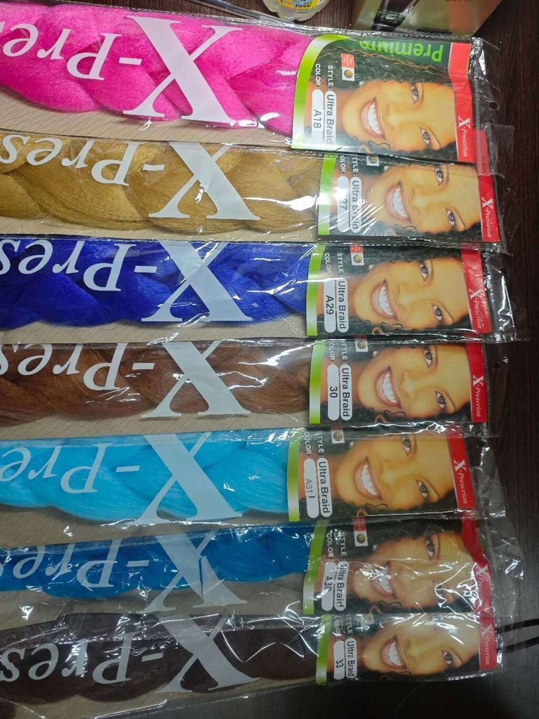 KANEKALON PARA TRENZA LISO C/U