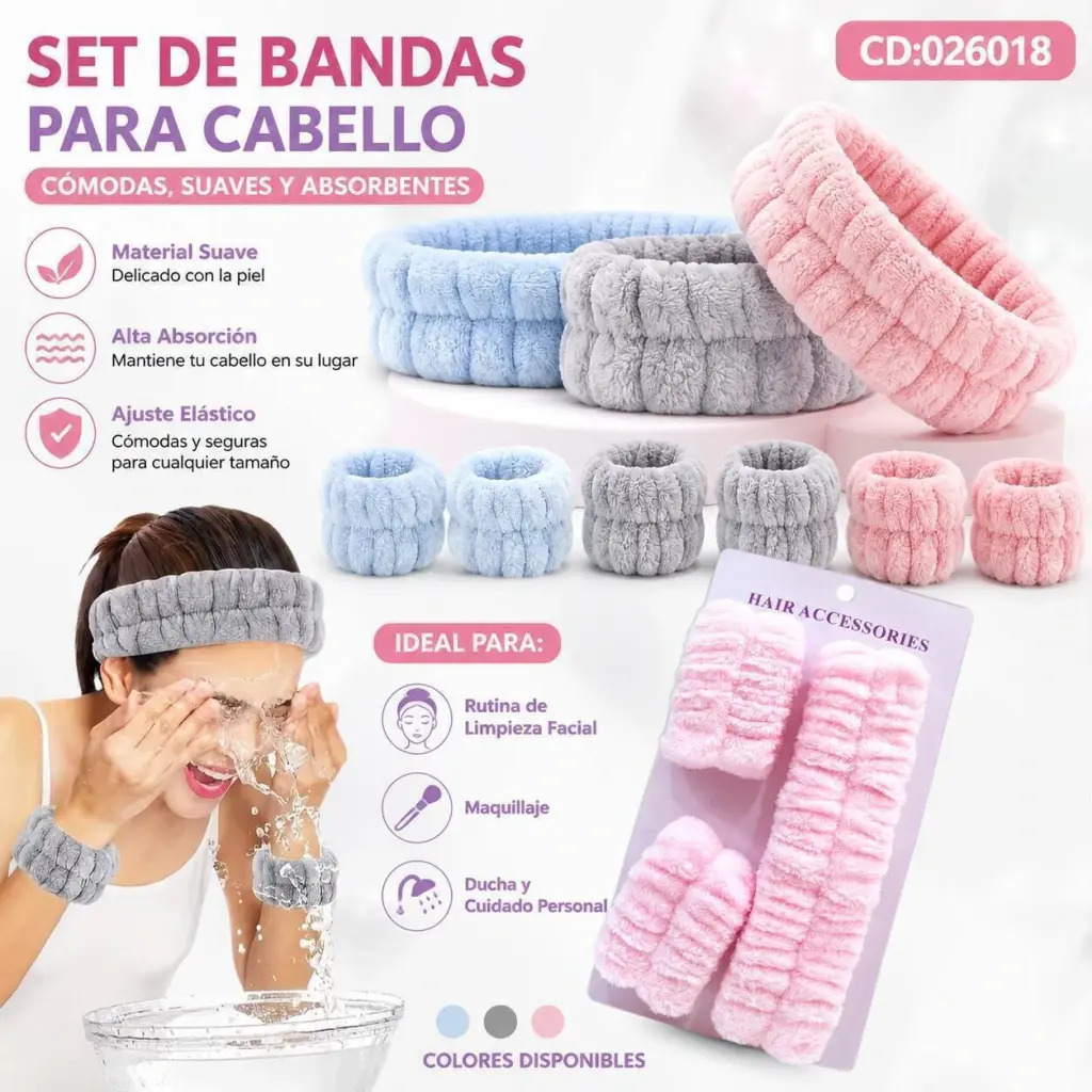 KIT VINCHA PARA PELO 026018
