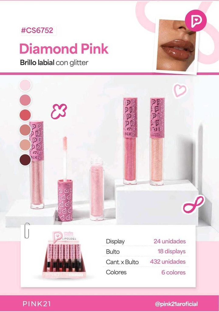 LIP GLOSS DIAMOND CS6752