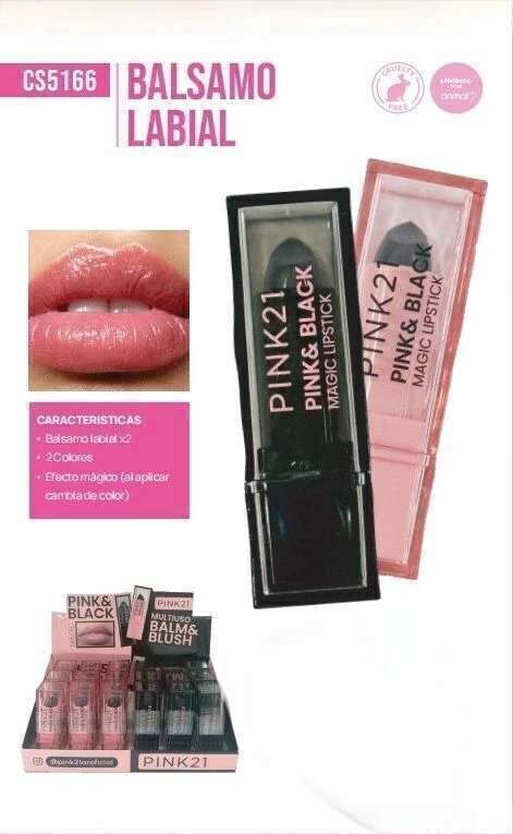 LIP STICK PINK BLACK PINK21 CS5166