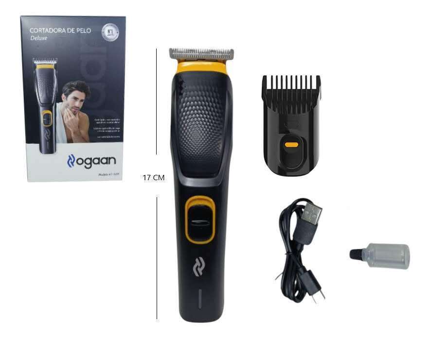 Maquina De Cortar Pelo Rasuradora Barba Inalambrica AT-509