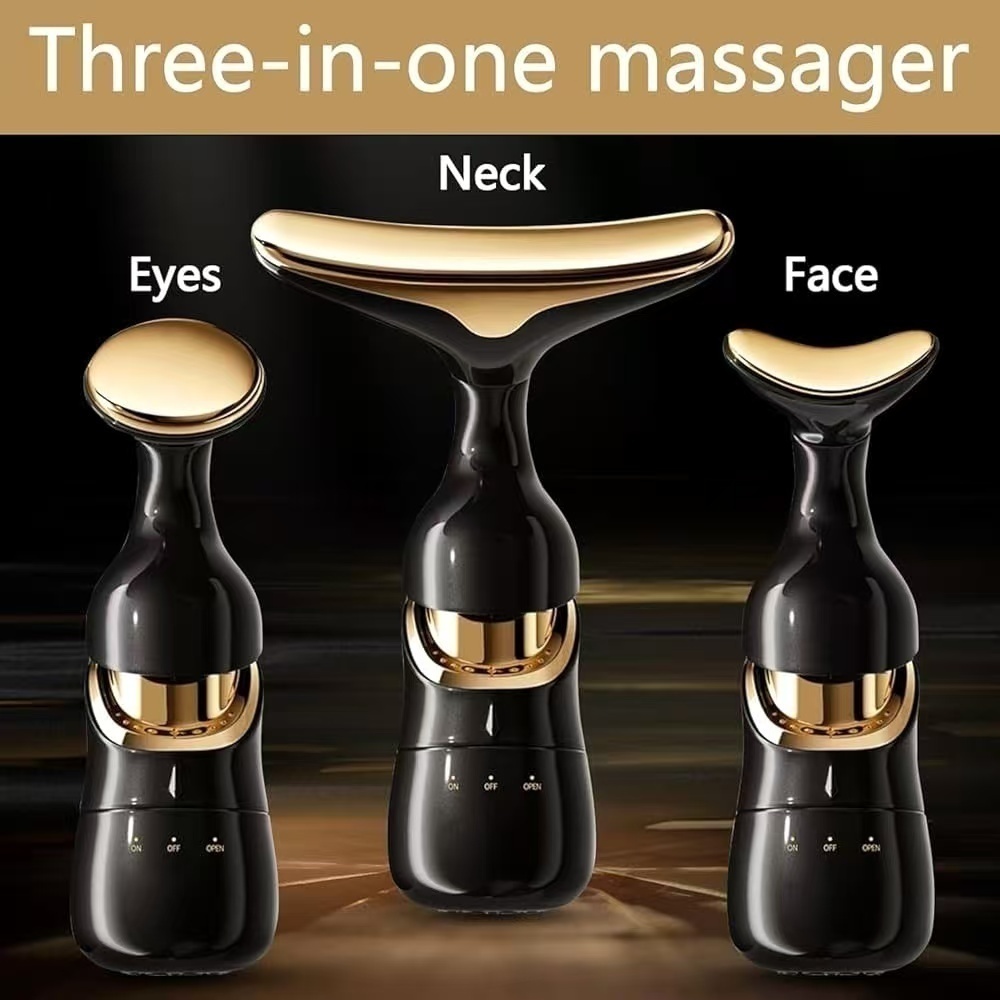 Masajeador facial, cuello y ojos 3en1 720613