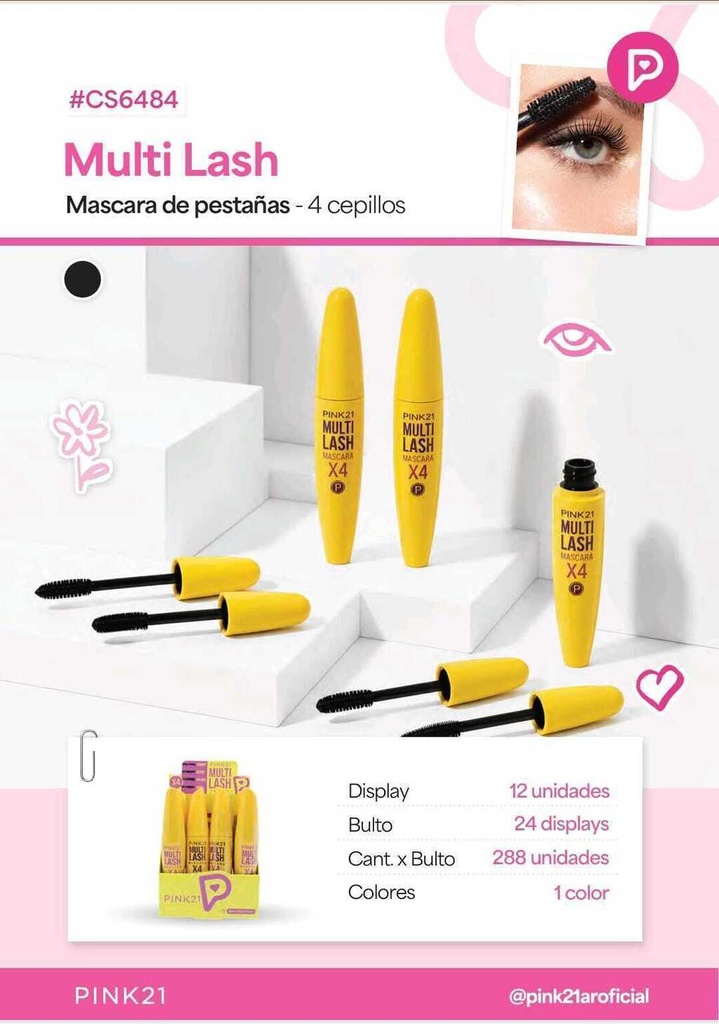 MASCARA DE PESTAÑAS CS6484