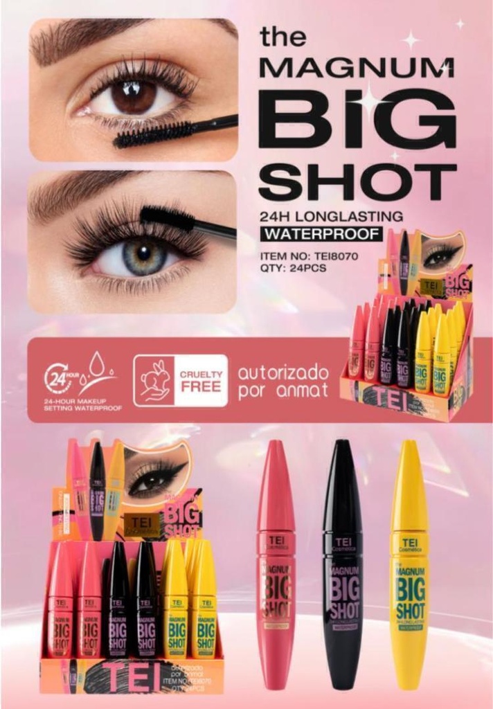 MASCARA DE PESTAÑAS MAGNUS TEI8070