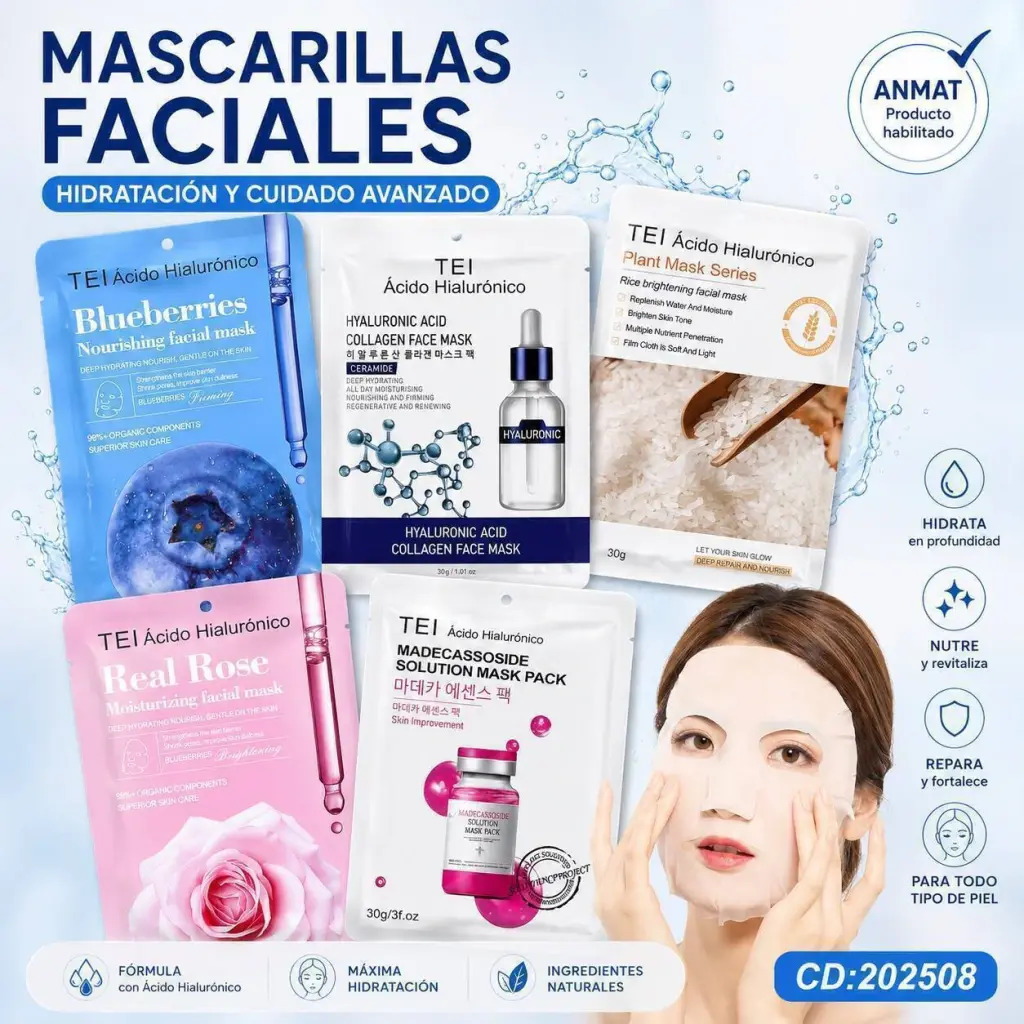 MASCARILLA TEI X5UNIDADES