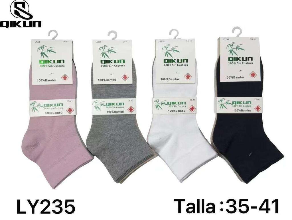 [PT-0965] MEDIA QIKUN LY235 TALLE35-41 X PAQUETE