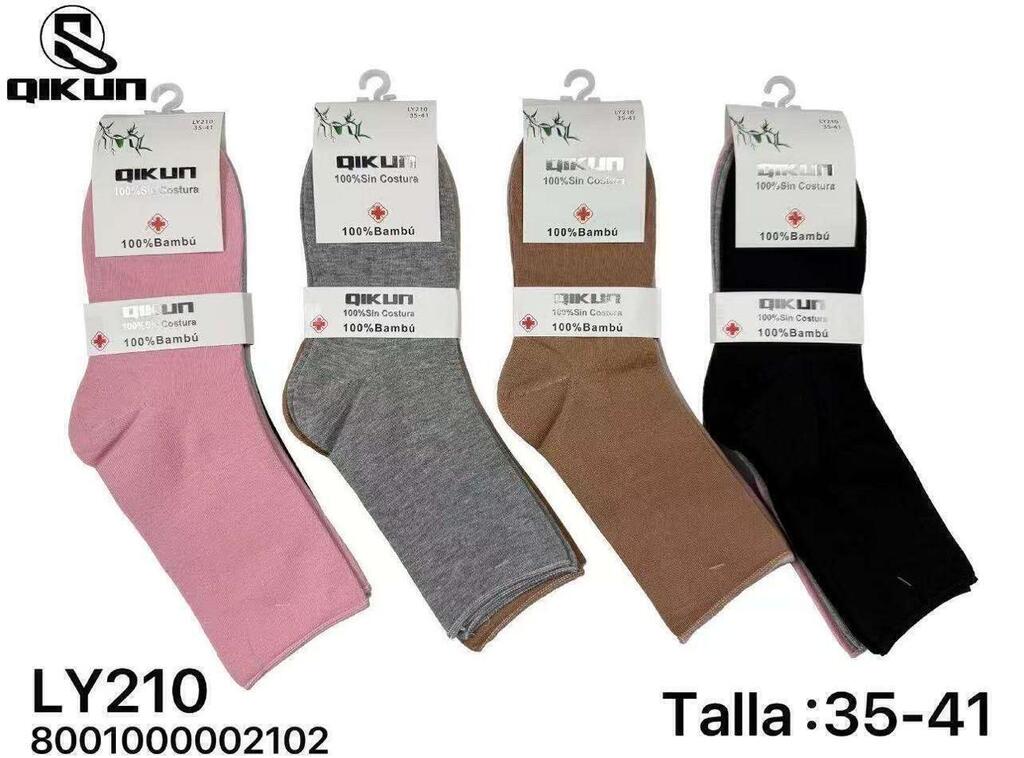 [PT-0954] MEDIA QUKIN LY210 TALLA 35-41 X PAQUETE