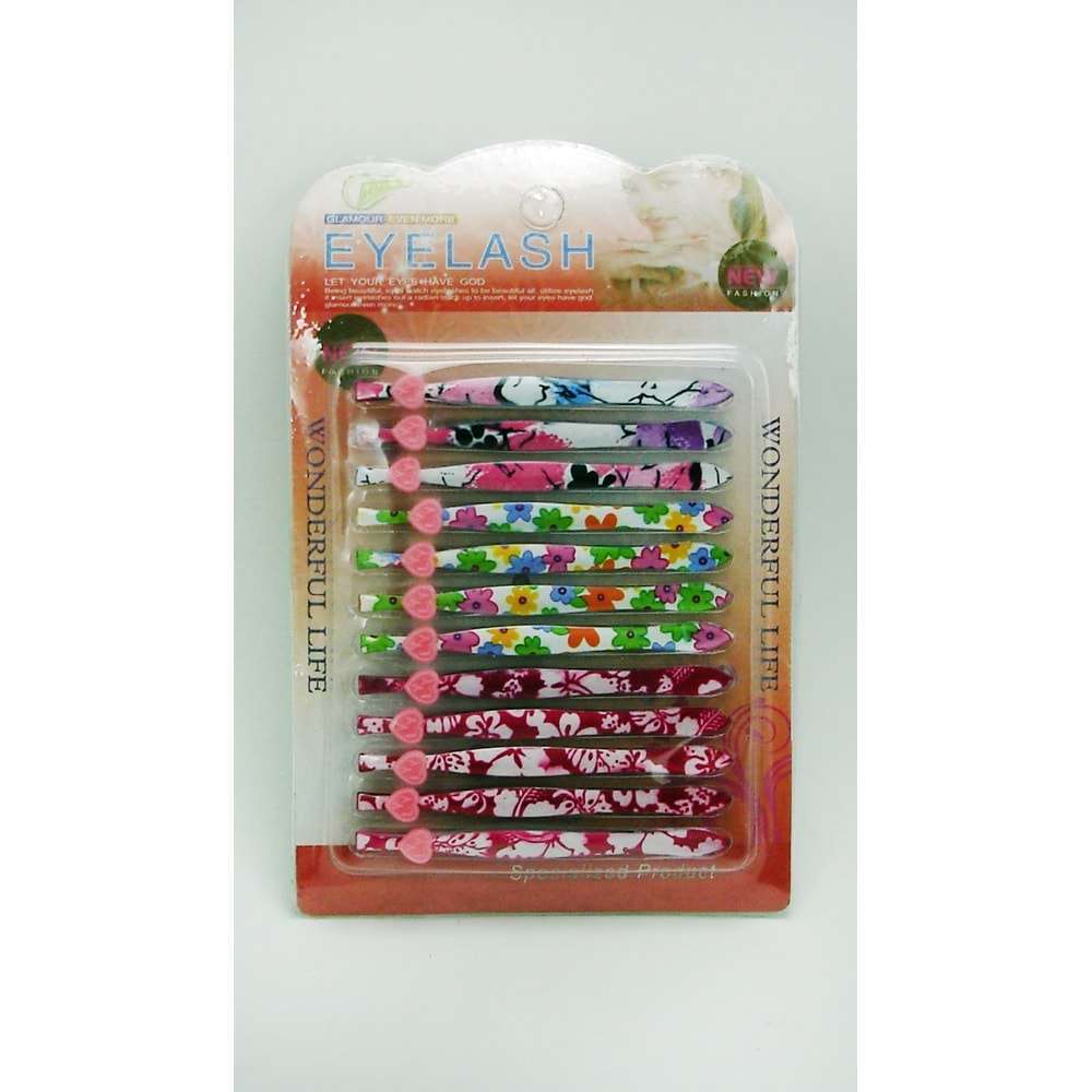 Pack Pinzas X12 Para Depilar Cejas Acero Inoxidable 657881