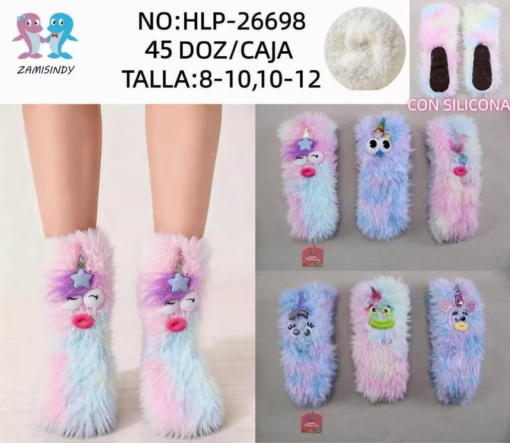 [PT-1452] PANTUMedias peludas con diseño 266982