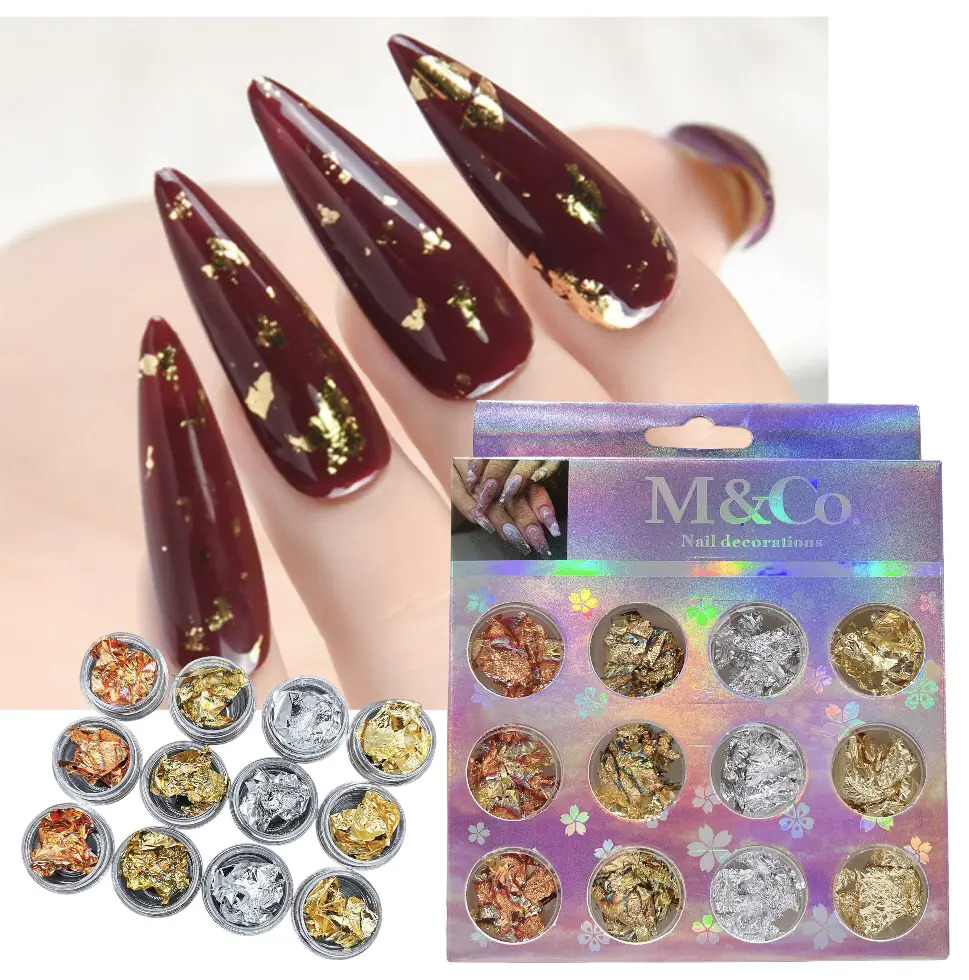 PAPEL ORO M&CO NAIL DECORATIONS