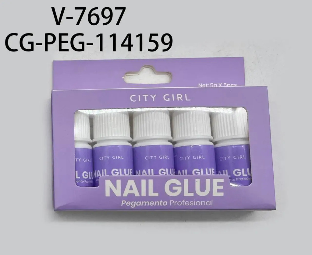 PEGAMENTO CON PINCEL PARA TIPS V-7697