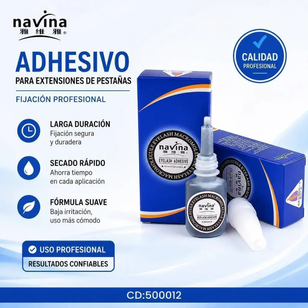 PEGAMENTO NAVINA AZUL PARA EXTENSIONES DE PESTAÑAS PROFESIONAL CD: 500012