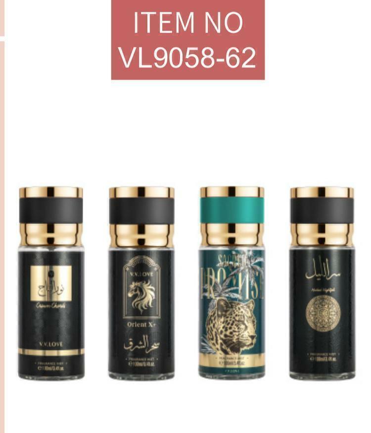 PERFUME BODY SPRAY V.V.LOVE VL9058-62