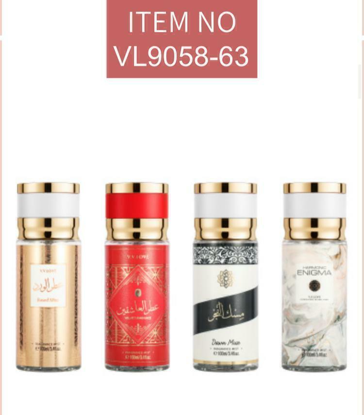PERFUME BODY SPRAY V.V.LOVE VL9058-63
