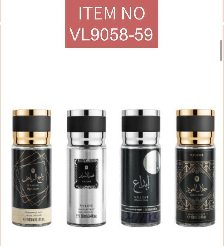 PERFUME BODY SPRAY V.VLOVE VL9058-59