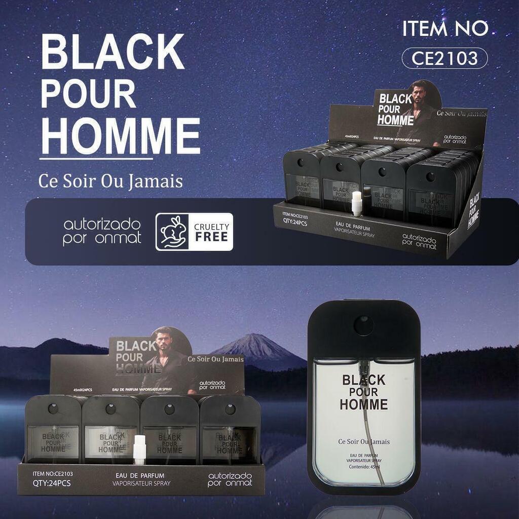 PERFUME DE CARTERA BLACK POUR HOMME 45ML CE2103