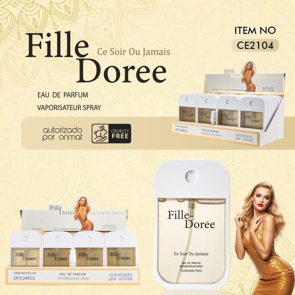 PERFUME DE CARTERA FILLE DOREE 45ML CE2104