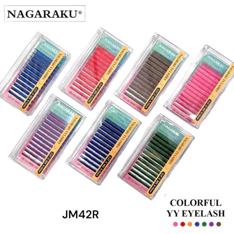 PESTAÑAS NAGARAKU COLOR YY 0.07 D mix