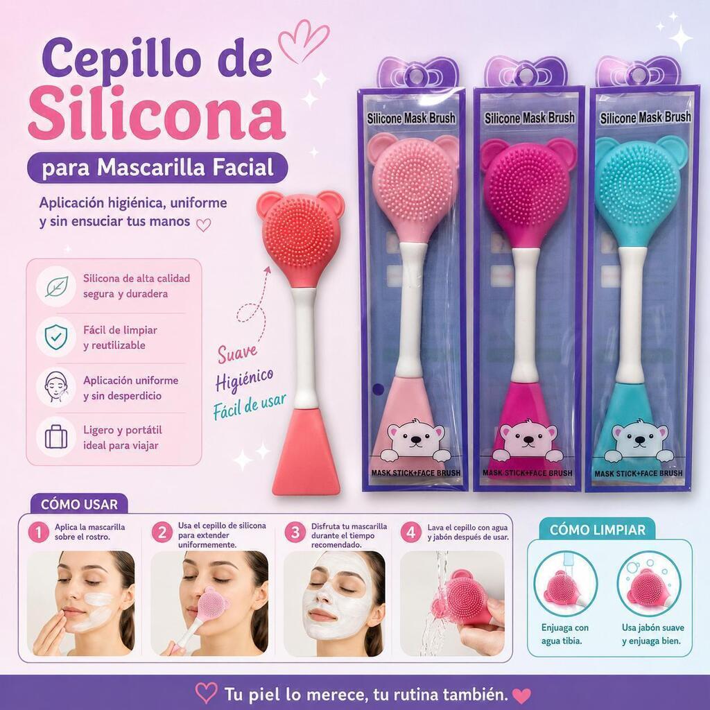 PINCEL DE SILICONA PARA MASCARILLA CD: MMS-2628-64