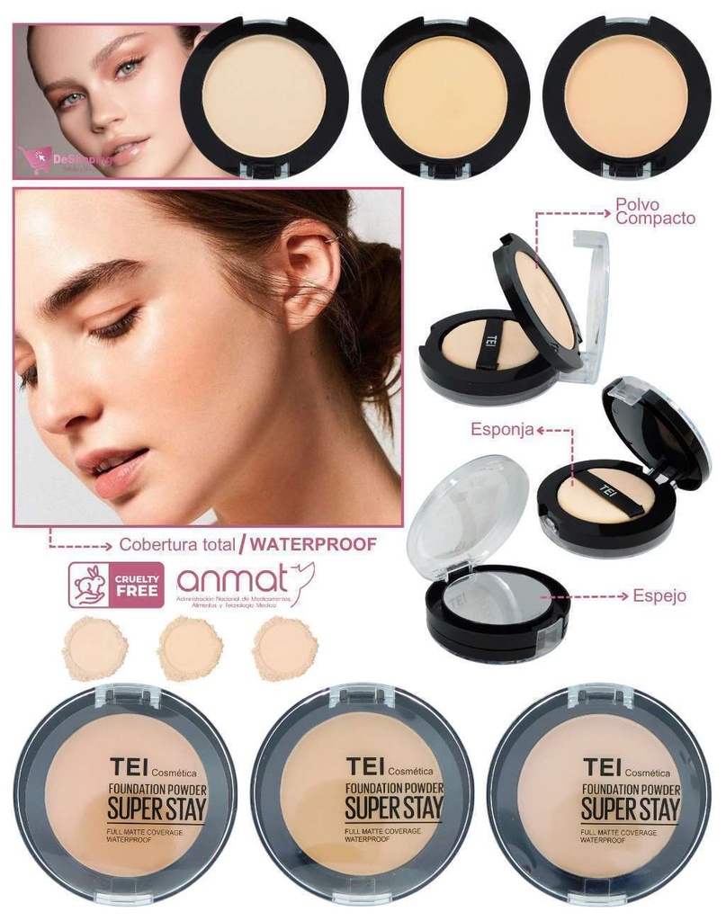 POLVO COMPACTO SUPERSTAY WATERPROOF TEI8017
