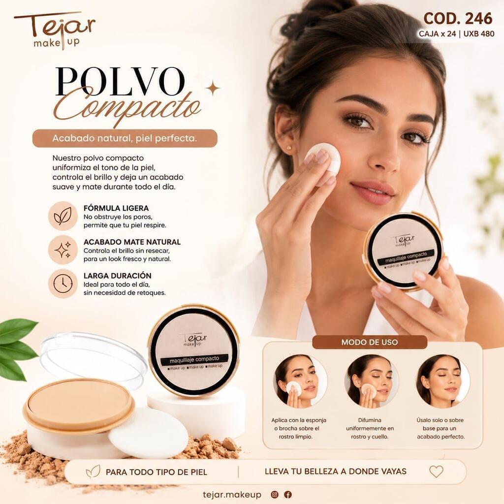 POLVO COMPACTO TEJAR246