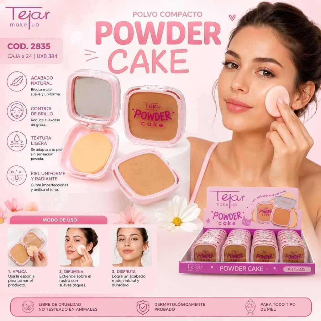 [PT-1644] POLVO COMPACTO TEJAR2835
