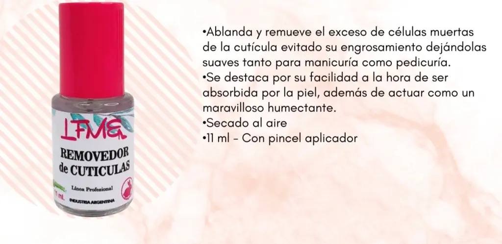 REMOVEDOR DE CUTICULAS LFME 11ML