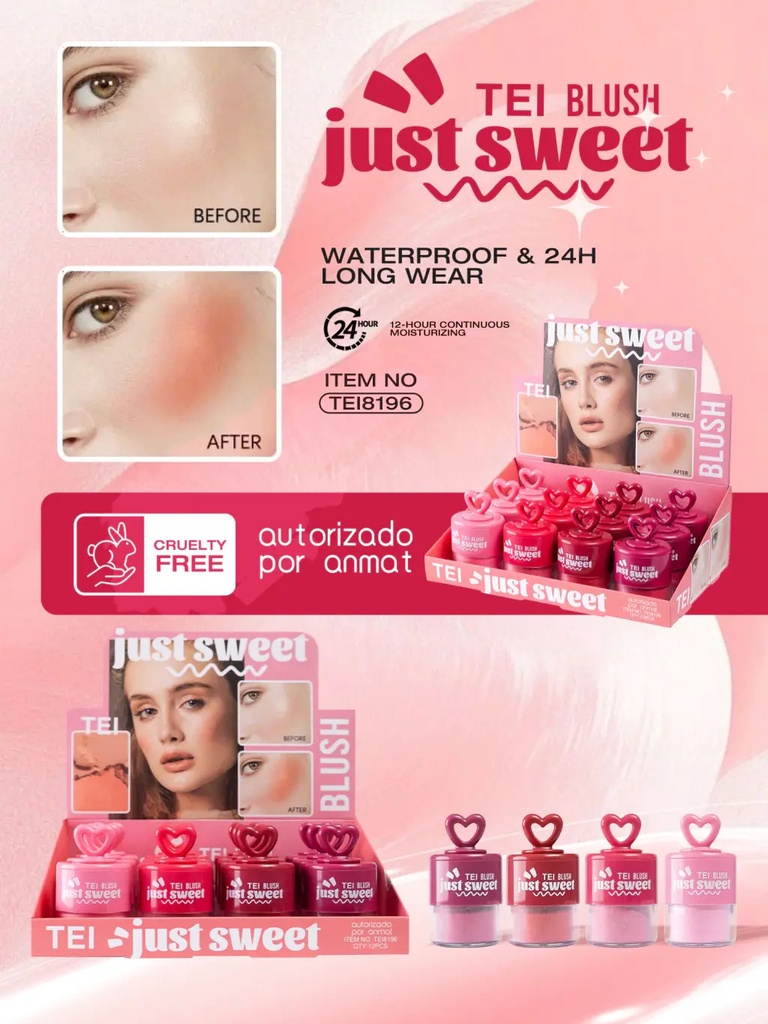 RUBOR EN POLVO JUST SWEET BLUSH TEI8196